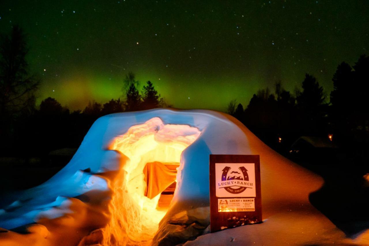 Appartement Lucky Ranch Snow Igloos à Pyhätunturi Extérieur photo